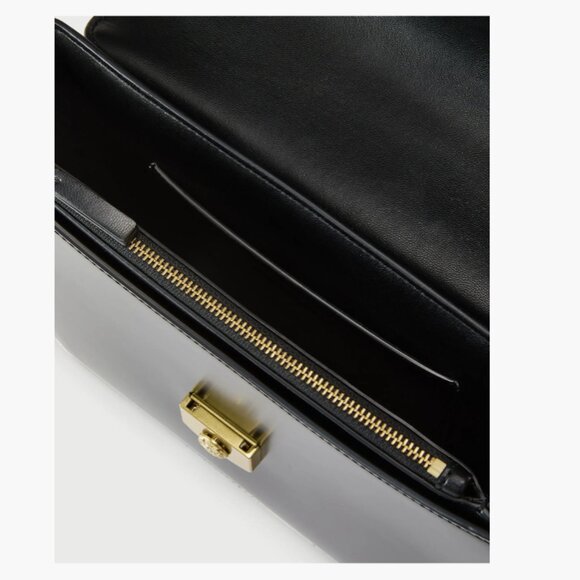 Double Link Flap Convertible Leather Shoulder Bag Veronica Beard - NEW - Picture 11 of 11